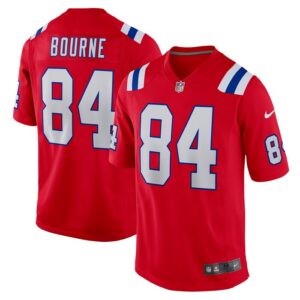 Kendrick Bourne New England Patriots Nike Game Jersey - Red- 49Native