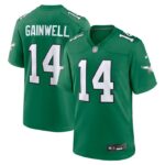 Kenneth Gainwell Philadelphia Eagles Nike Alternate Game Jersey - Kelly Green- 49Native