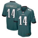 Kenneth Gainwell Philadelphia Eagles Nike Game Jersey - Midnight Green- 49Native