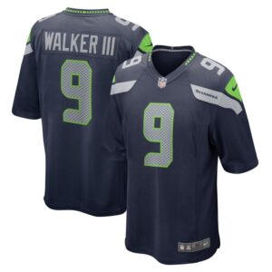 Kenneth Walker III Seattle Seahawks Nike Player Game Jersey - Navy- 49Native