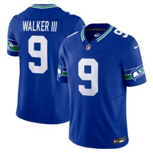 Kenneth Walker III Seattle Seahawks Nike Vapor F.U.S.E. Limited Jersey - Royal- 49Native