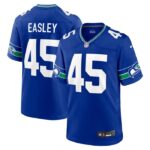 Kenny Easley Seattle Seahawks Nike Throwback Retired Player Game Jersey - Royal- 49Native
