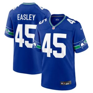 Kenny Easley Seattle Seahawks Nike Throwback Retired Player Game Jersey - Royal- 49Native
