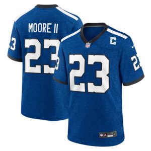 Kenny Moore II Indianapolis Colts Nike Indiana Nights Alternate Game Jersey - Royal- 49Native