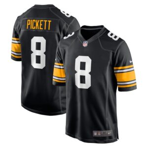 Kenny Pickett Pittsburgh Steelers Nike Player Alternate Game Jersey - Black- 49Native