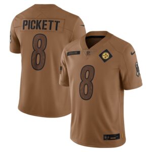 Kenny Pickett Pittsburgh Steelers Nike 2023 Salute To Service Limited Jersey - Brown- 49Native