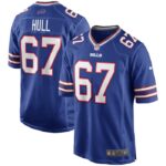 Kent Hull Buffalo Bills Nike Game Retired Player Jersey - Royal- 49Native