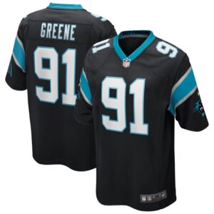 Kevin Greene Carolina Panthers Nike Game Retired Player Jersey - Black- 49Native