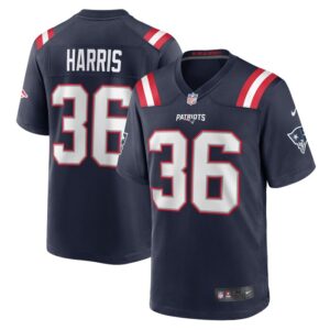 Kevin Harris New England Patriots Nike Game Player Jersey - Navy- 49Native