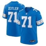 Kevin Zeitler Detroit Lions Nike Game Jersey -  Blue- 49Native