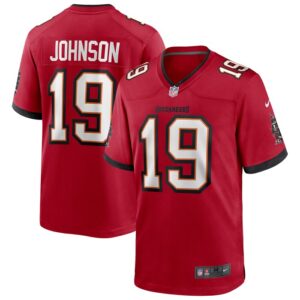Keyshawn Johnson Tampa Bay Buccaneers Nike Game Retired Player Jersey - Red- 49Native