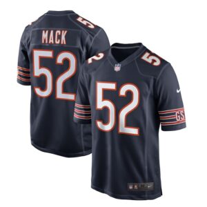 Khalil Mack Chicago Bears Nike Game Player Jersey - Navy- 49Native
