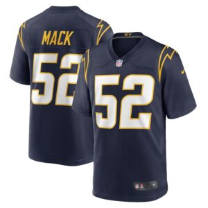 Khalil Mack Los Angeles Chargers Nike Alternate Game Jersey - Navy- 49Native