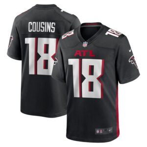 Kirk Cousins Atlanta Falcons Nike Game Player Jersey - Black- 49Native