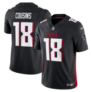 Kirk Cousins Atlanta Falcons Nike Vapor F.U.S.E. Limited Jersey - Black- 49Native