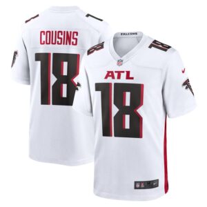 Kirk Cousins Atlanta Falcons Nike Game Player Jersey - White- 49Native
