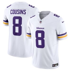 Kirk Cousins Minnesota Vikings Nike Vapor F.U.S.E. Limited Jersey - White- 49Native