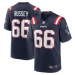 Kody Russey New England Patriots Nike Game Player Jersey - Navy- 49Native