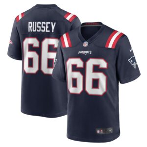 Kody Russey New England Patriots Nike Game Player Jersey - Navy- 49Native