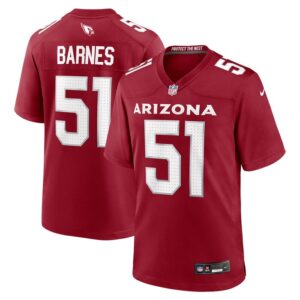 Krys Barnes Arizona Cardinals Nike Team Game Jersey -  Cardinal- 49Native