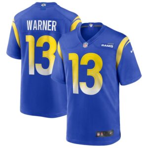 Kurt Warner Los Angeles Rams Nike Game Retired Player Jersey - Royal- 49Native