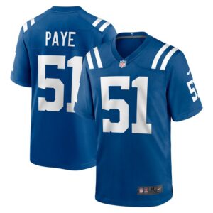 Kwity Paye Indianapolis Colts Nike Game Jersey - Royal- 49Native