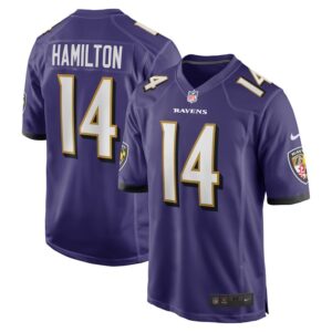 Kyle Hamilton Baltimore Ravens Nike Player Game Jersey - Purple- 49Native