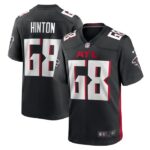 Kyle Hinton Atlanta Falcons Nike Team Game Jersey -  Black- 49Native