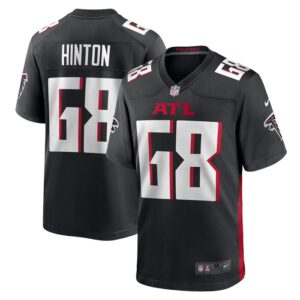 Kyle Hinton Atlanta Falcons Nike Team Game Jersey -  Black- 49Native