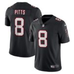 Kyle Pitts Atlanta Falcons Nike Alternate Vapor Limited Jersey - Black- 49Native