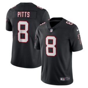 Kyle Pitts Atlanta Falcons Nike Alternate Vapor Limited Jersey - Black- 49Native