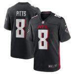 Kyle Pitts Atlanta Falcons Nike Game Jersey - Black- 49Native