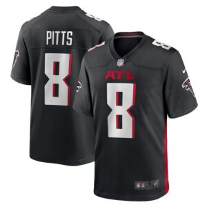 Kyle Pitts Atlanta Falcons Nike Game Jersey - Black- 49Native