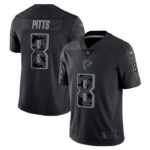 Kyle Pitts Atlanta Falcons Nike RFLCTV Limited Jersey - Black- 49Native