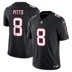 Kyle Pitts Atlanta Falcons Nike Vapor F.U.S.E. Limited Jersey - Black- 49Native