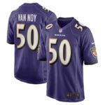 Kyle Van Noy Baltimore Ravens Nike  Game Jersey -  Purple- 49Native