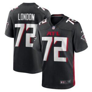 LaCale London Atlanta Falcons Nike  Game Jersey -  Black- 49Native