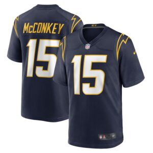 Ladd McConkey Los Angeles Chargers Nike Alternate Game Jersey -  Navy- 49Native