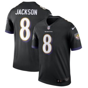 Lamar Jackson Baltimore Ravens Nike Legend Jersey - Black- 49Native