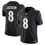 Lamar Jackson Baltimore Ravens Nike Vapor F.U.S.E. Limited Jersey - Black- 49Native