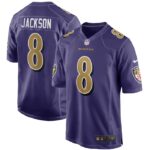 Lamar Jackson Baltimore Ravens Nike Alternate Game Jersey - Purple- 49Native