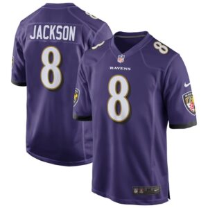 Lamar Jackson Baltimore Ravens Nike Game Jersey - Purple- 49Native