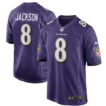 Lamar Jackson Baltimore Ravens Nike Game Player Jersey - Purple- 49Native