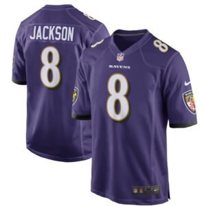 Lamar Jackson Baltimore Ravens Nike Game Player Jersey - Purple- 49Native