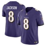 Lamar Jackson Baltimore Ravens Nike Vapor F.U.S.E. Limited Jersey - Purple- 49Native
