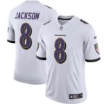 Lamar Jackson Baltimore Ravens Nike Vapor Limited Jersey - White- 49Native