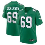 Landon Dickerson Philadelphia Eagles Nike Alternate Game Jersey - Kelly Green- 49Native