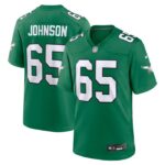 Lane Johnson Philadelphia Eagles Nike Alternate Game Jersey - Kelly Green- 49Native