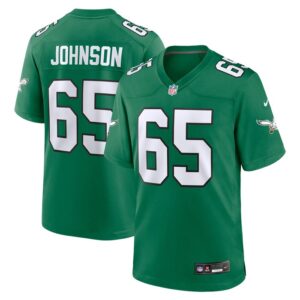 Lane Johnson Philadelphia Eagles Nike Alternate Game Jersey - Kelly Green- 49Native