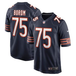 Larry Borom Chicago Bears Nike Game Jersey - Navy- 49Native